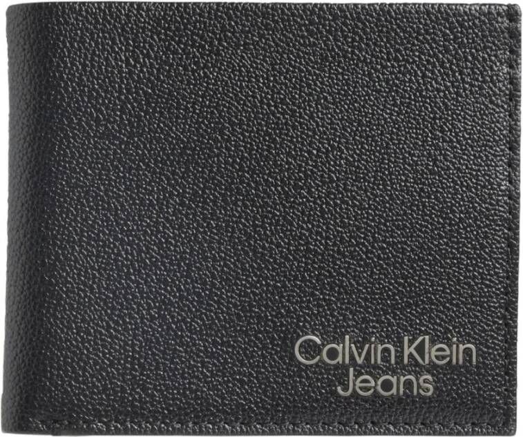 Calvin Klein Bifold Muntportemonnee Moderne Essential Organizer Black Heren