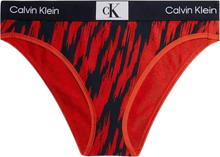 Calvin Klein Bikini Slip Rood Qf7221E ACN Rood Dames