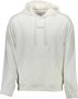 Calvin Klein Witte hoodie met centrale zak en print White Heren - Thumbnail 2