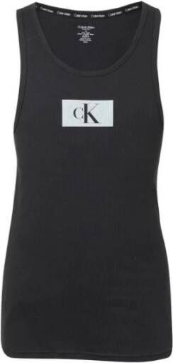 Calvin Klein Biologisch katoenen tanktop Zwart