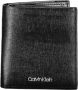Calvin Klein Heren Portemonnee Zwart Rfid Bescherming Black Heren - Thumbnail 1