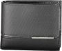 Calvin Klein Stijlvolle Leren Bifold Portemonnee met Muntvakje Black Heren - Thumbnail 1