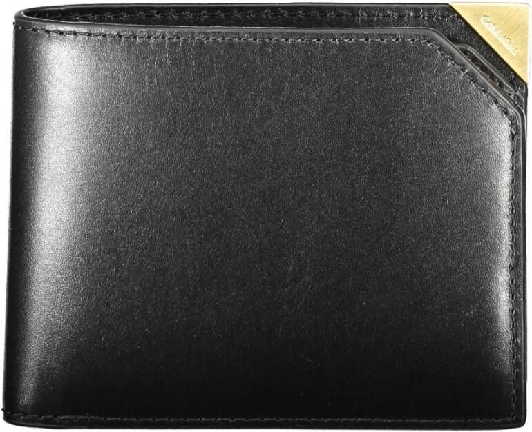 Calvin Klein Heren Portemonnee Zwart Rfid Blokkeren Black Heren