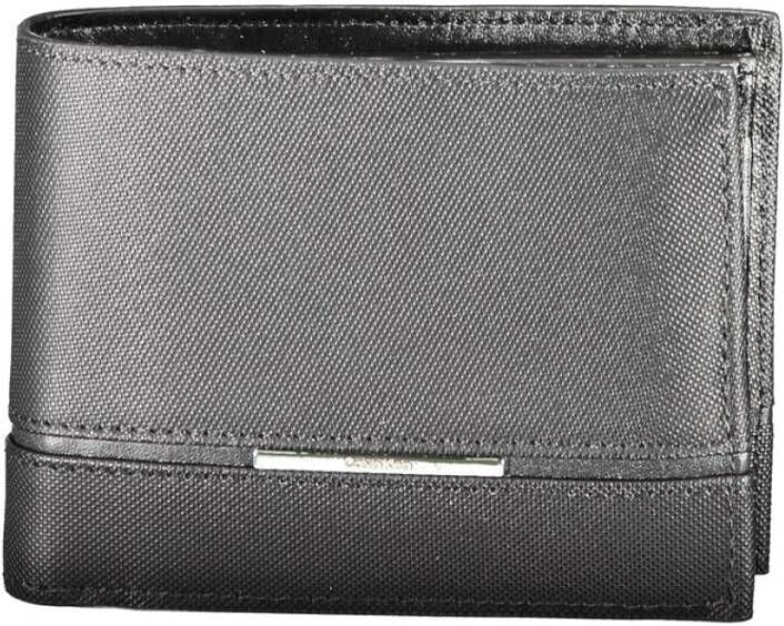 Calvin Klein Heren Portemonnee Zwart Rfid Blokkering Black Heren