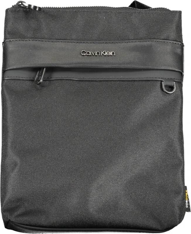 Calvin Klein Black Polyester Shoulder Bag Zwart Heren