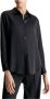 Calvin Klein Zwarte Overhemd met Relaxte Pasvorm Puntige Kraag en Lange Mouwen Black Dames - Thumbnail 2