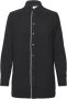 Calvin Klein Omkeerbare Crepe Blouse Lange Mouw K20K205521 BEH Black Dames - Thumbnail 1