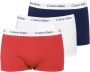 Calvin Klein Lage Boxershorts Set van 3 Marineblauw Sportief Ontwerp Blue Heren - Thumbnail 4