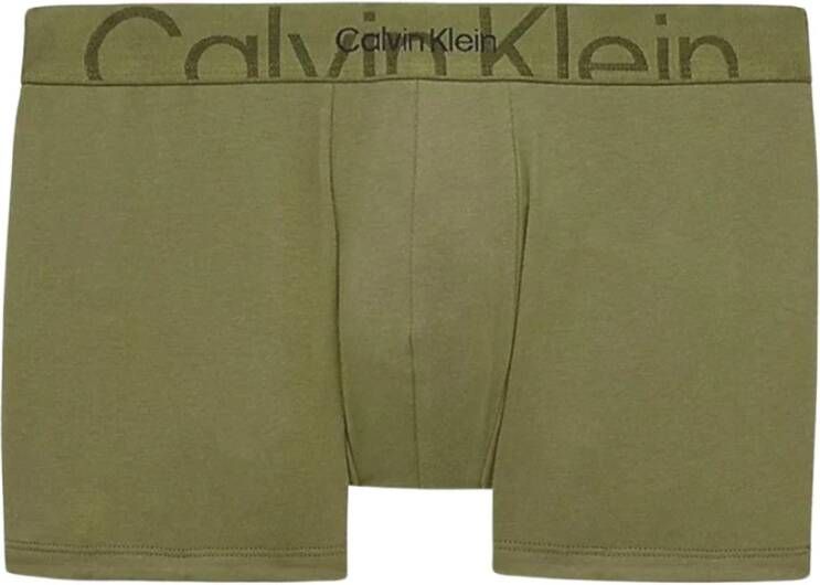 Calvin Klein Stretch Uni Boxershorts Green Heren