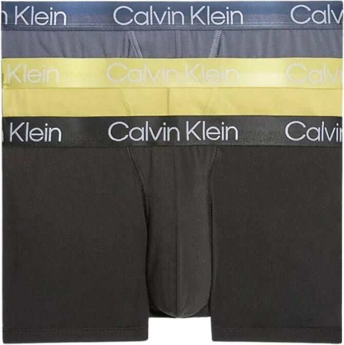 Calvin Klein Minimalistische Structuur Boxershorts 3-Pack Multicolor Heren