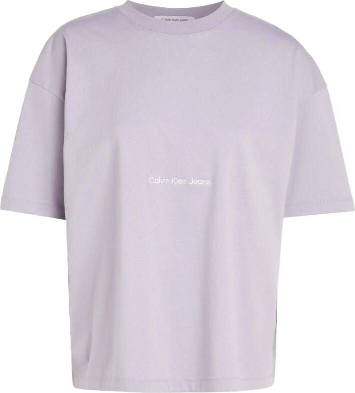 Calvin Klein Boyfriend T-shirt lila J20J220768 PC1 Purple Dames
