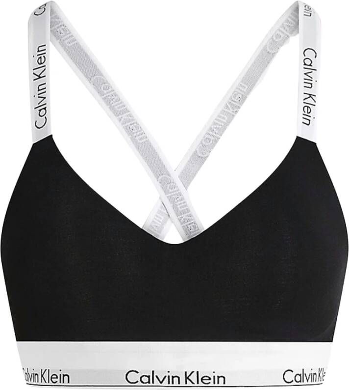 Calvin Klein Bralette-bh met ck-logo op de tailleband en schouderbandjes
