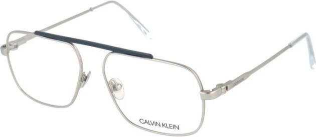 Calvin Klein Stijlvolle Metalen Bril voor Vrouwen Gray Dames