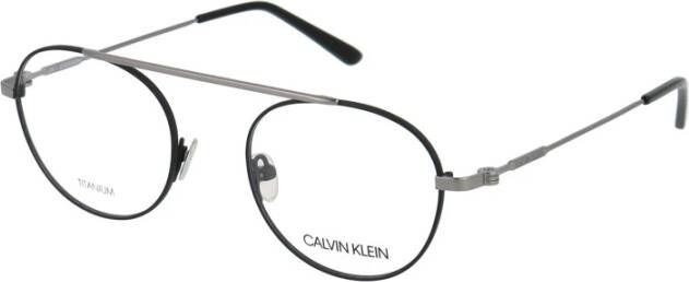 Calvin Klein Elegant Metalen Ontwerp Damesbrillen Black Dames
