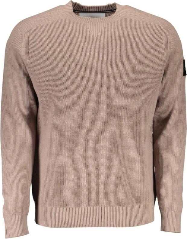 Calvin Klein Brown Sweater Bruin Heren