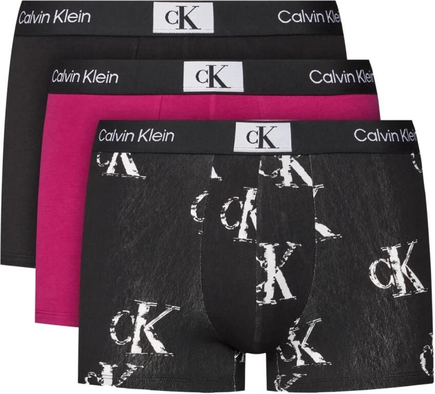 Calvin Klein 3-Pack Stretch Boxers Multicolor Bedrukt Multicolor Heren