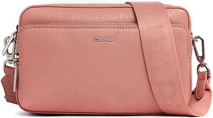 Calvin Klein Ash Rose Mono Cross Body Tas Pink Dames - Foto 4