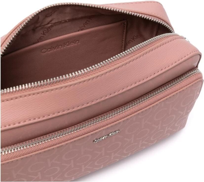 Calvin Klein Ash Rose Mono Cross Body Tas Pink Dames