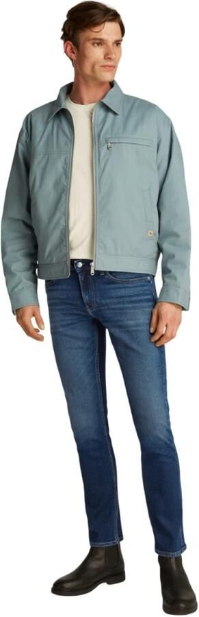 Calvin Klein Authentieke Straight Leg Blauwe Jeans Blue Heren - Foto 6