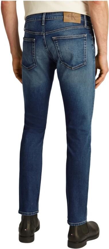 Calvin Klein Authentieke Straight Leg Blauwe Jeans Blue Heren - Foto 5
