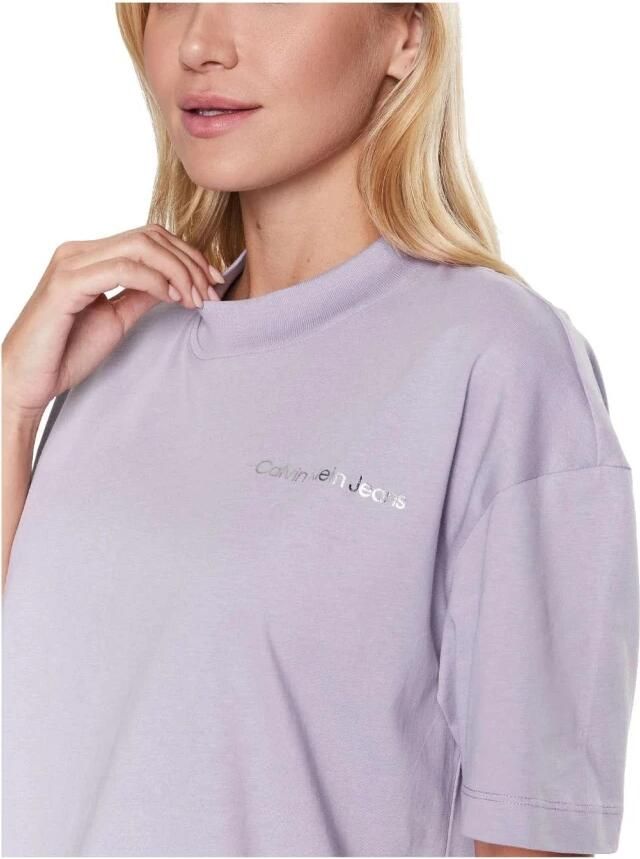 Calvin Klein Backphotoprint T-shirt in violet Purple Dames