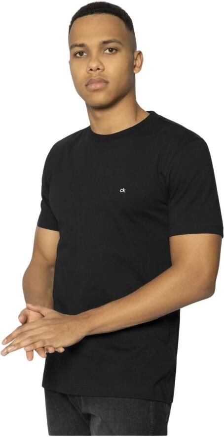 Calvin Klein Heren Polo T-shirt met Geborduurd Badge Black Heren - Foto 8
