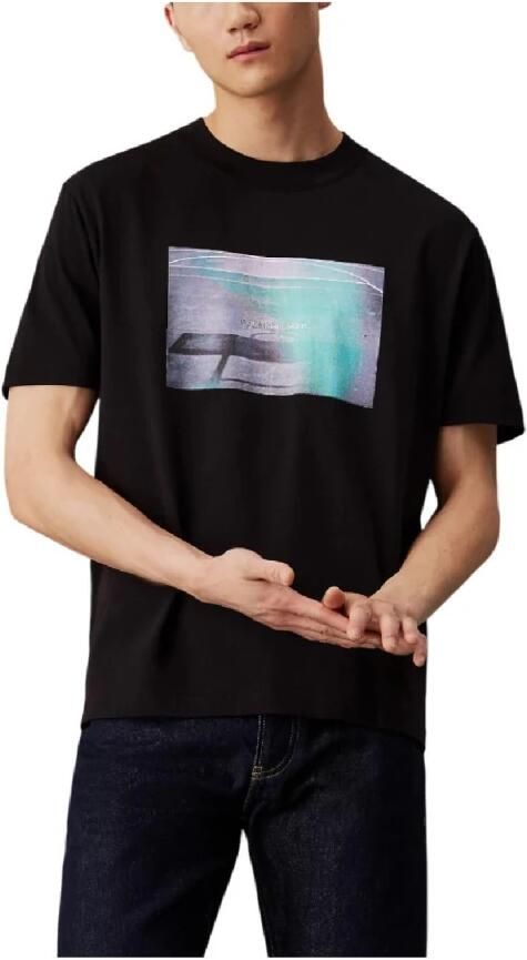 Calvin Klein Jeans Polo Shirt Lange Mouw BASKETBALL COURT GRA J30J326869 - Foto 2