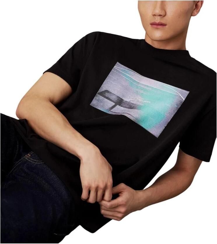 Calvin Klein Jeans Polo Shirt Lange Mouw BASKETBALL COURT GRA J30J326869