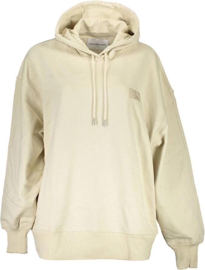 Calvin Klein Beige Katoenen Hoodie Sweatshirt Beige