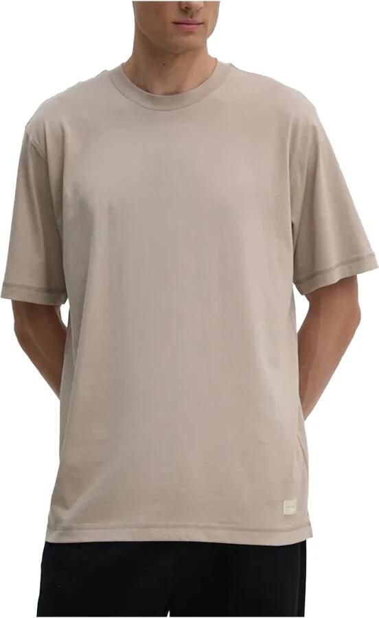 Calvin Klein Beige Katoenen T-shirt Rechte pasvorm Beige Heren - Foto 1