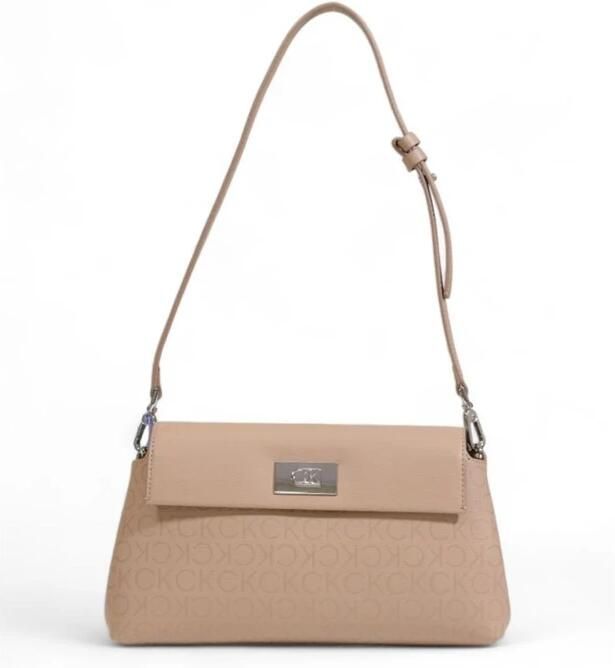 Calvin Klein Beige Polyester Handtas Dames Collectie Beige Dames - Foto 3