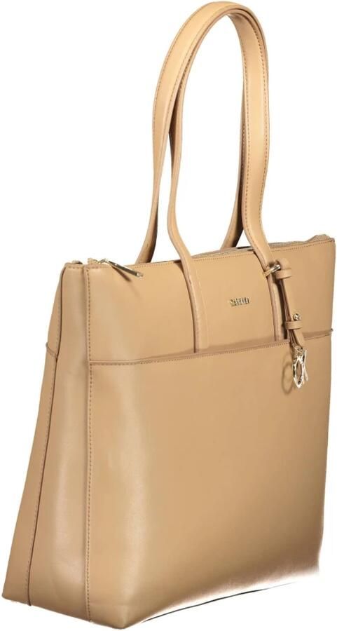 Calvin Klein Beige Polyester Handtas met Schouderhengsels Beige Dames - Foto 3