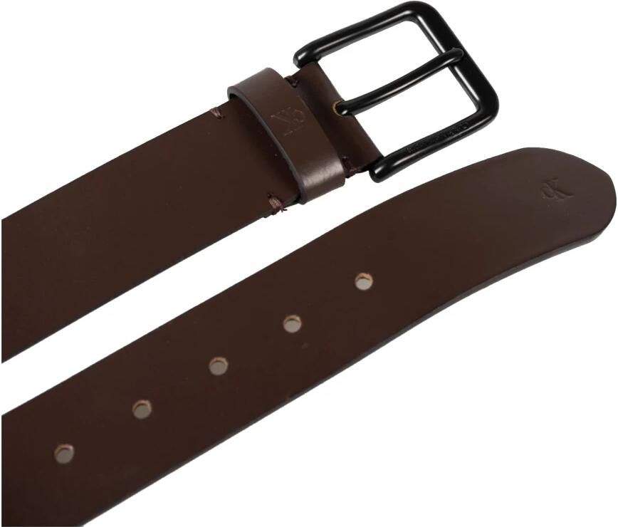 Calvin Klein Leren riem met metalen gesp