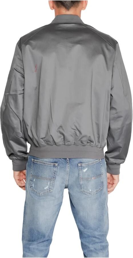 Calvin Klein Biologisch Katoenen Jas Herfst Winter Collectie Gray Heren