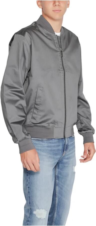 Calvin Klein Biologisch Katoenen Jas Herfst Winter Collectie Gray Heren - Foto 3