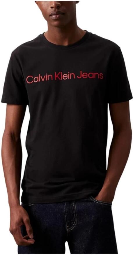 Calvin Klein Jeans Heren T-shirt Polo Herfst Winter Collectie Black Heren - Foto 11