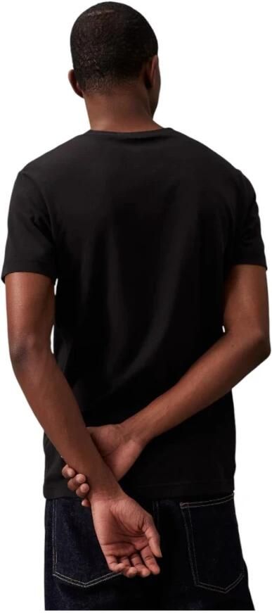 Calvin Klein Jeans Heren T-shirt Polo Herfst Winter Collectie Black Heren - Foto 10