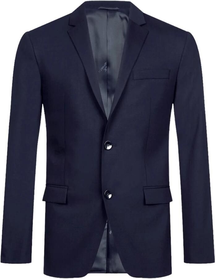 Calvin Klein Middernachtblauwe Single-Breasted Blazer en Broek Blue Heren - Foto 6