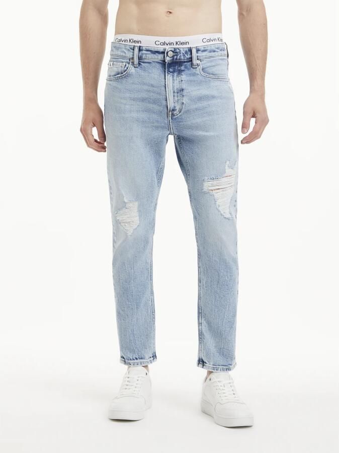 Calvin Klein Lichtblauwe jeans voor heren 5-pocket dad jeans Blauw Heren - Foto 5