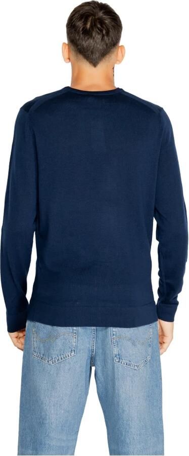 CALVIN KLEIN Heren Truien & Vesten Superior Wool Crew Neck Sweater Donkerblauw - Foto 5