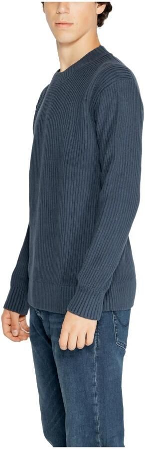 Calvin Klein Jeans Zwarte Katoenen Gebreide Kleding Herfst Winter Collectie Blue Heren - Foto 3