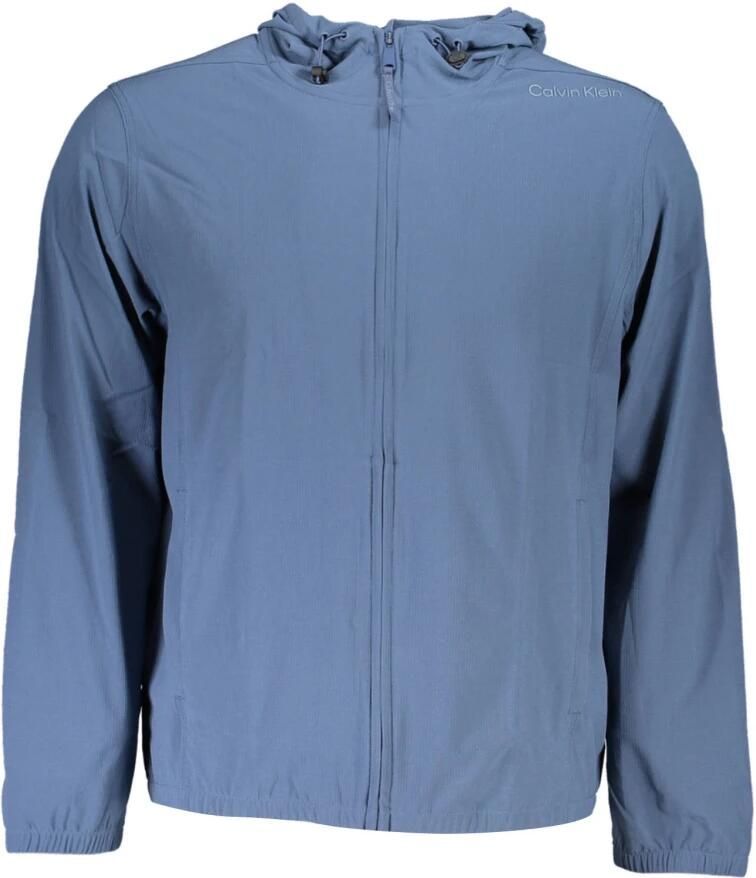Calvin Klein Blauwe Polyester Sweater met Capuchon Blue Heren