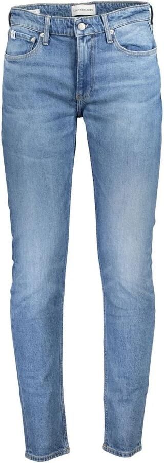 Calvin Klein Slim Taper Jeans Gewassen Effect Blue Heren