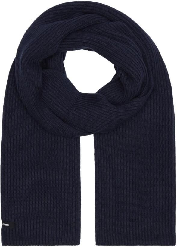 Calvin Klein Blauwe Katoenen Sjaal voor Mannen Blue Heren - Foto 3