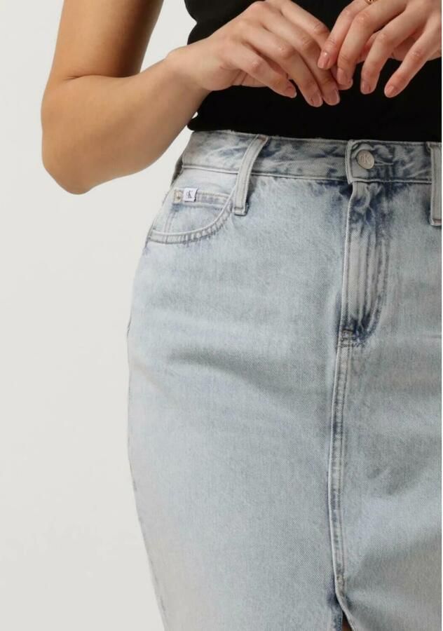 Calvin Klein Maxirok MAXI SKIRT in 5-pocketsstijl