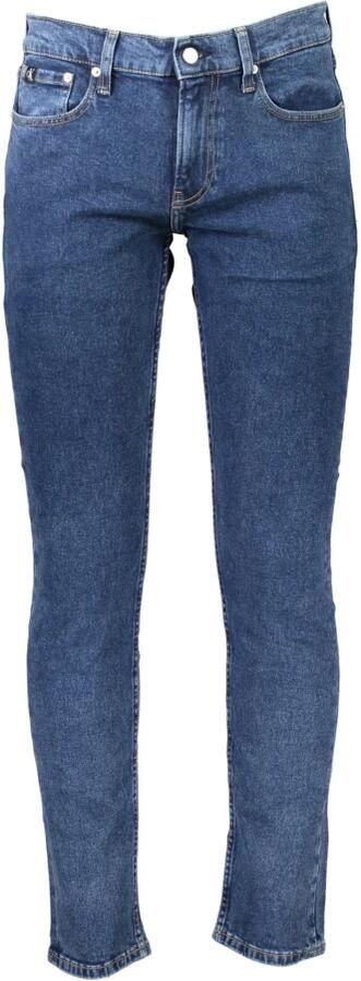 Calvin Klein Blauwe Slim Fit Jeans van Katoen Blue Heren