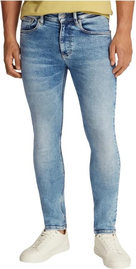 Calvin Klein Stretch jeans Skinny Muntzakje logo borduursel - Foto 7