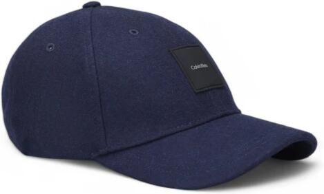 Calvin Klein Blauwe Wollen Blend Winterpet Blue Heren - Foto 3