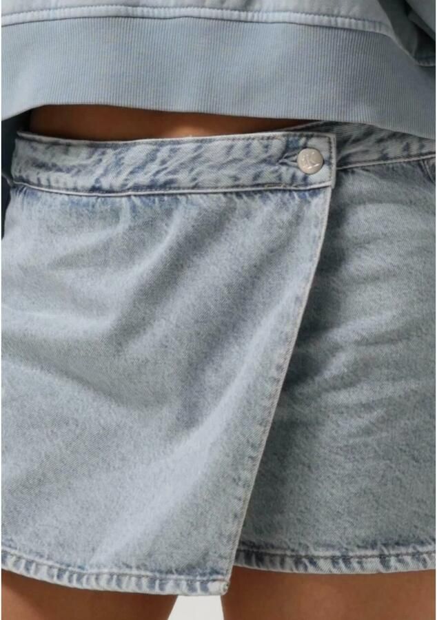 Calvin Klein Jeans Heldere Blauwe Denim Shorts Blue Dames - Foto 2