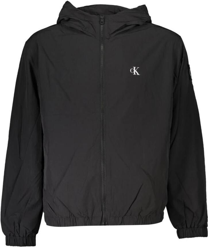 Calvin Klein Jeans Zwarte Windbreaker Jas met Capuchon Black Heren - Foto 3